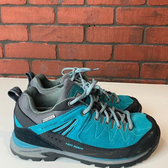 Karrimor Hot Rock Low Walking Shoes Ladies Water Repellent Laces Fastened Size 8 - Picture 2 of 6